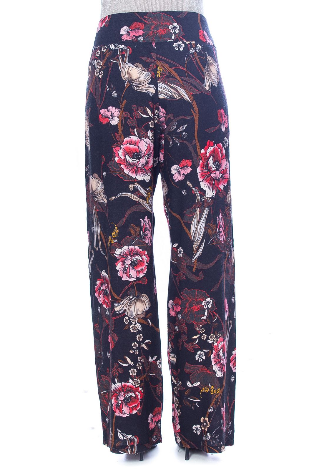 Pantaloni palazzo - NERO/ROSA/VERDE